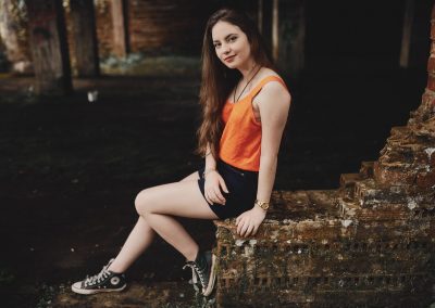 Ensaio 15 anos nas Ruínas do Cassino, Canela/RS - Cristine