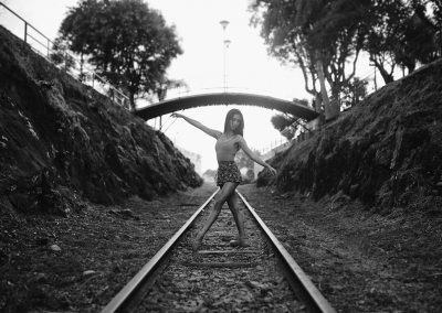 Ensaio Feminino Urbano de Bailarina em Caxias do Sul