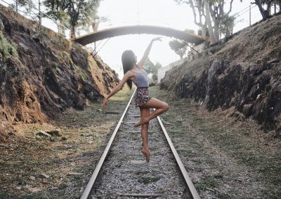 Ensaio Feminino Urbano de Bailarina em Caxias do Sul
