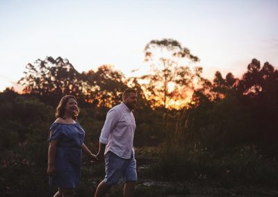 Ensaio Pré Casamento no pôr do sol em Arroio do Padre