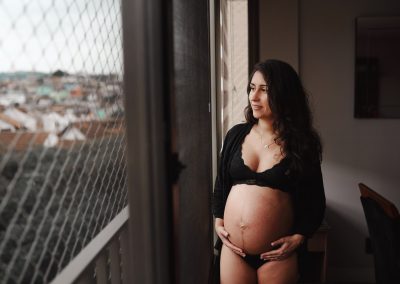Ensaio Gestante Boudoir - Porto Alegre