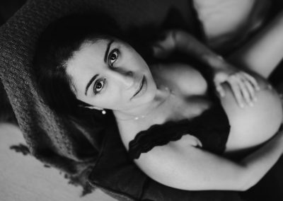 Ensaio Gestante Boudoir em casa- Porto Alegre