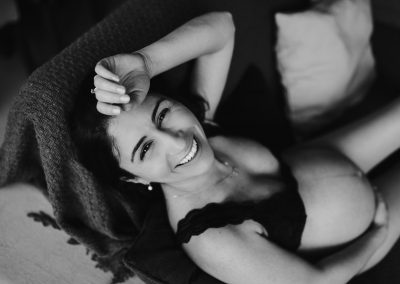 Ensaio Gestante Boudoir em casa- Porto Alegre