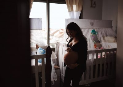 Ensaio Gestante Boudoir em casa- Porto Alegre