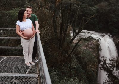Ensaio Gestante na Natureza - Salto Ventoso- Farroupilha.