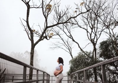 Ensaio Gestante na Natureza - Salto Ventoso- Farroupilha/RS